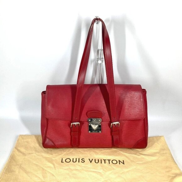 LOUIS VUITTON M5886E Epi Segur MM Shoulder Tote Bag Flap Business Bag - Picture 1 of 16
